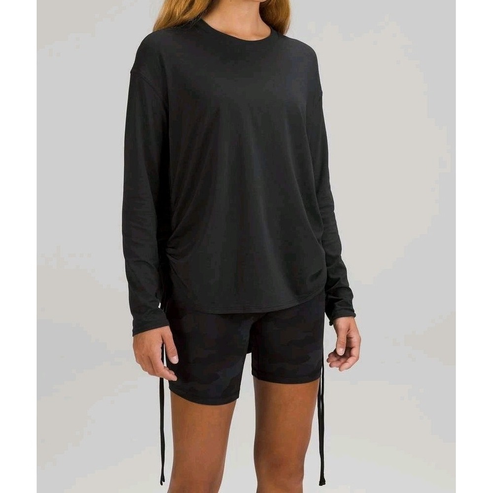 08 Lululemon Pima Cotton Side-Cinch Longsleeve Shirt
